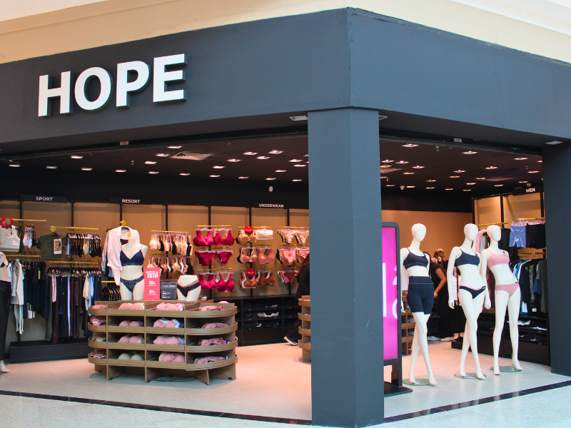 Hope em nova localização no RioMar Recife