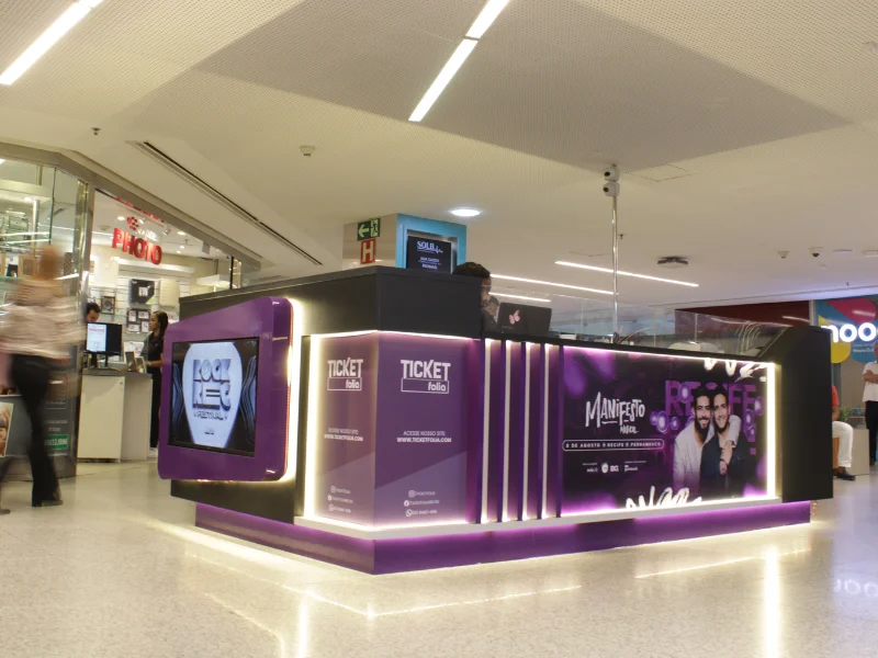 Ticket Folia inaugura em novo lugar no RioMar Recife