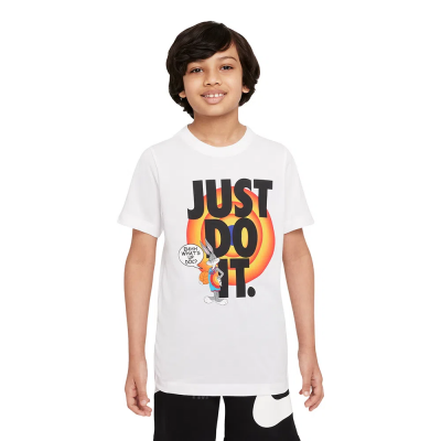 Camisa Nike x Space Jam Dri-FIT JDI Infantil - Branco