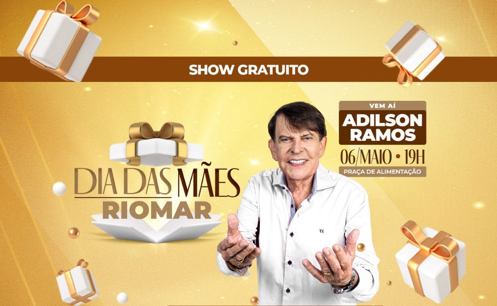Adilson Ramos faz show gratuito para o Dia das Mães