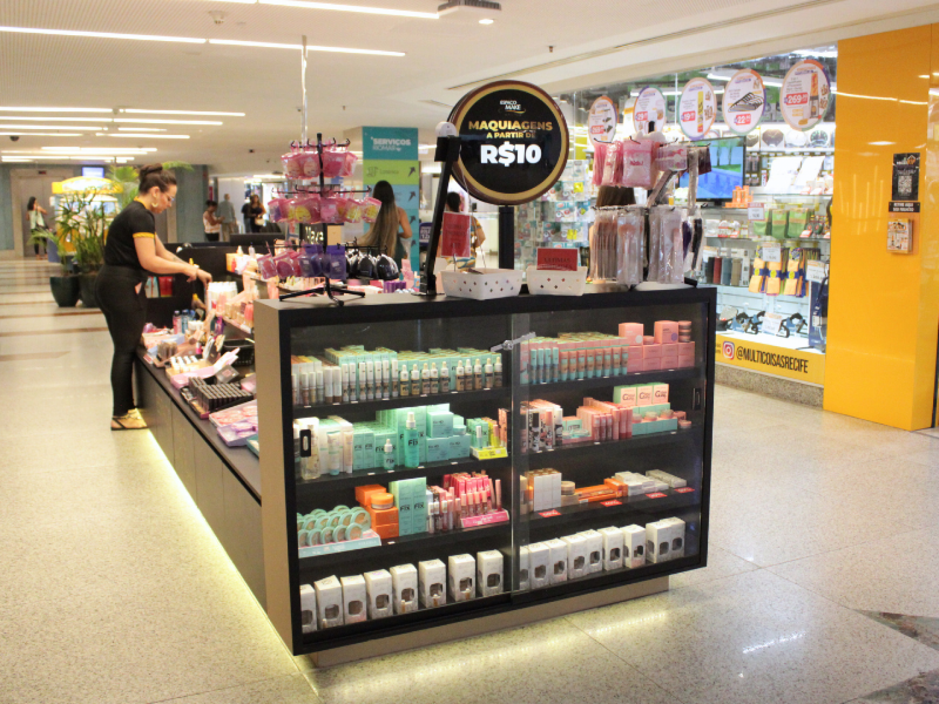 Espaço Make em novo local.