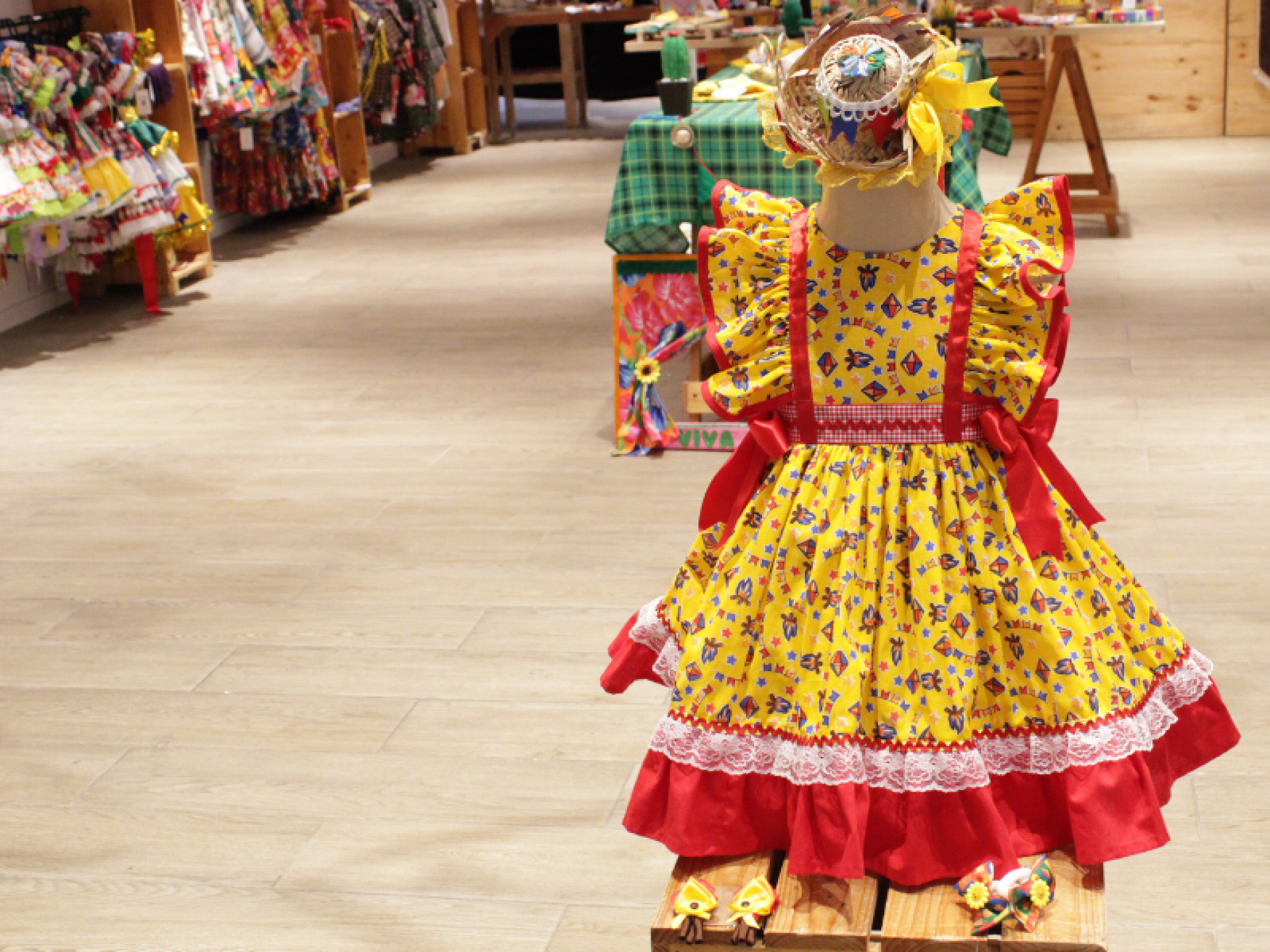 Roupas infantis para o São João