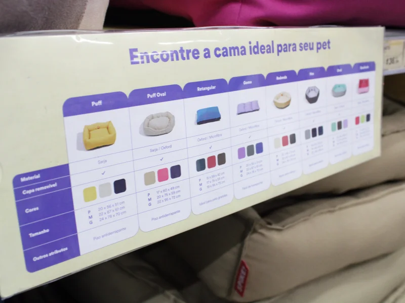 Cama para pet: veja opções disponíveis no RioMar