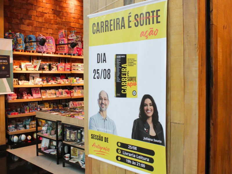 Lançamento do livro "Carreira é sorte" acontece na próxima terça (25)