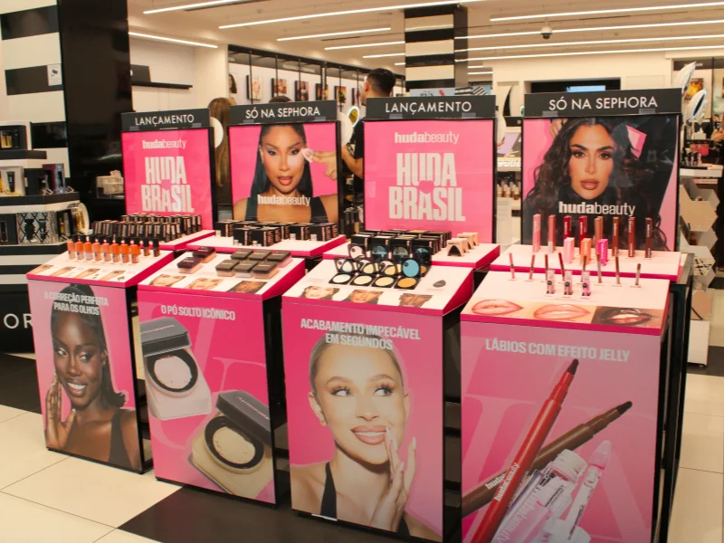 Huda Beauty chega à Sephora do RioMar Recife