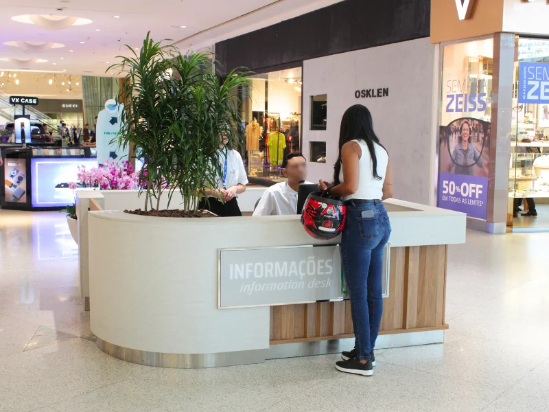 Balcão de Informações com novo design