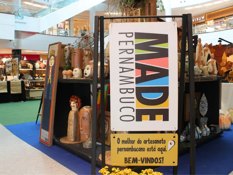 Feira MADE PE reúne mais de 60 artesãos no RioMar Recife