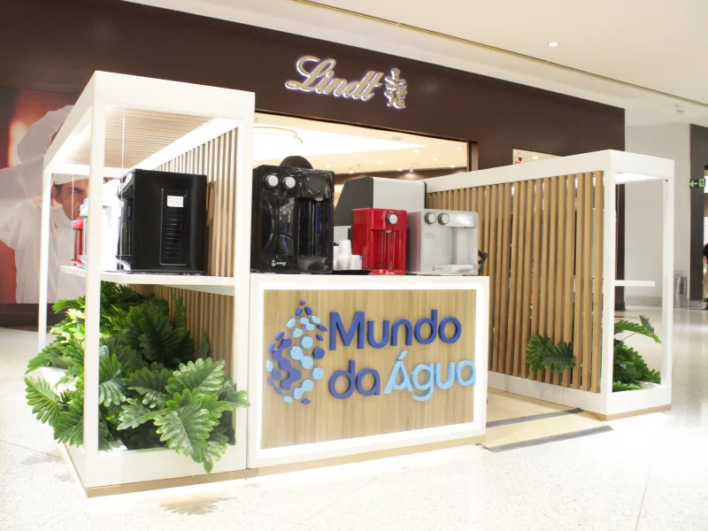 Mundo da Água abre quiosque no RioMar com purificadores de água