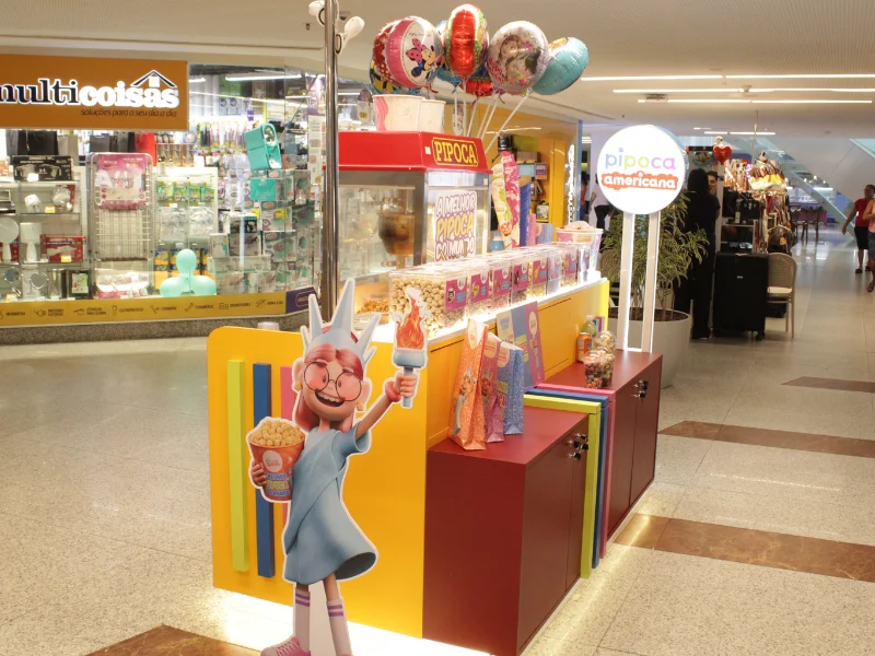 Quiosque Pipoca Americana inaugura no RioMar Recife