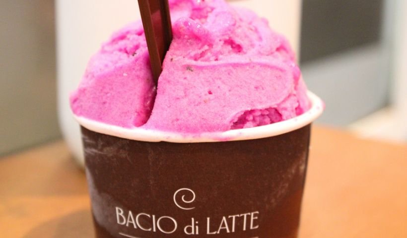 pitaya com cambuci - bacio di latte - sorvete